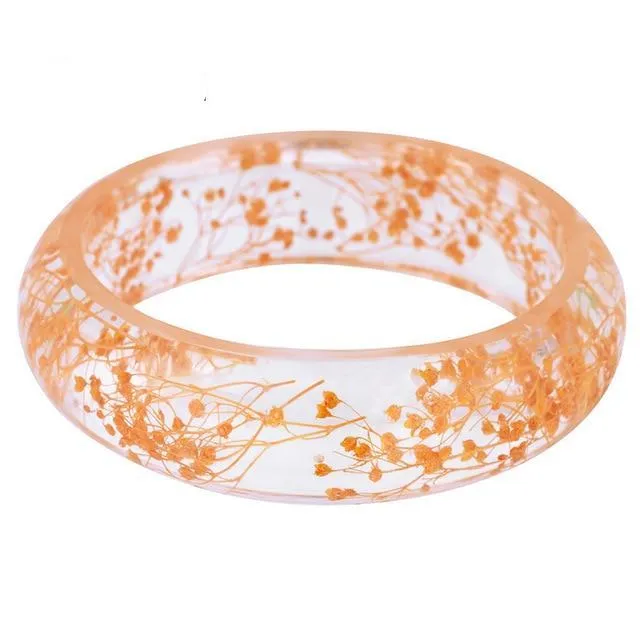 Bracelet en résine fait main pour femmes