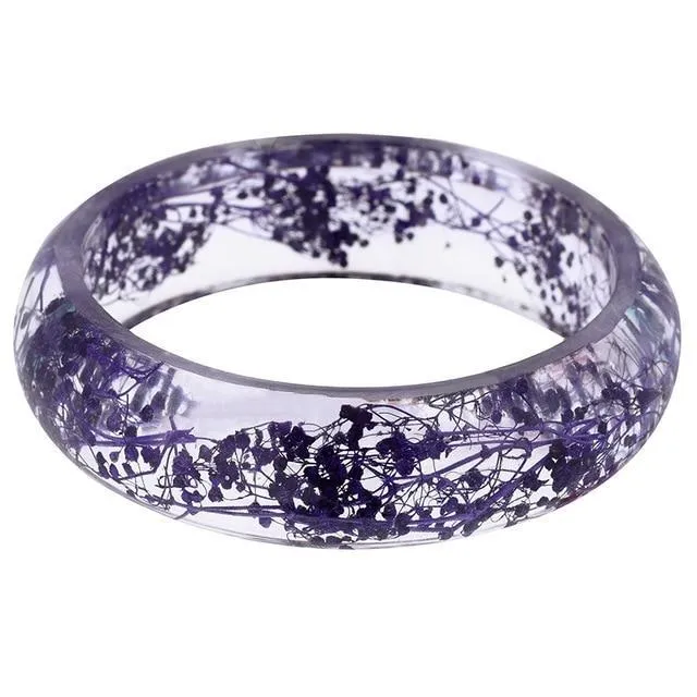 Bracelet en résine fait main pour femmes