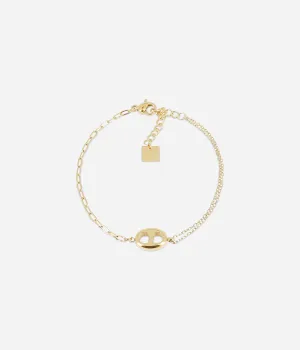 Bracelet Flint (Acier doré)