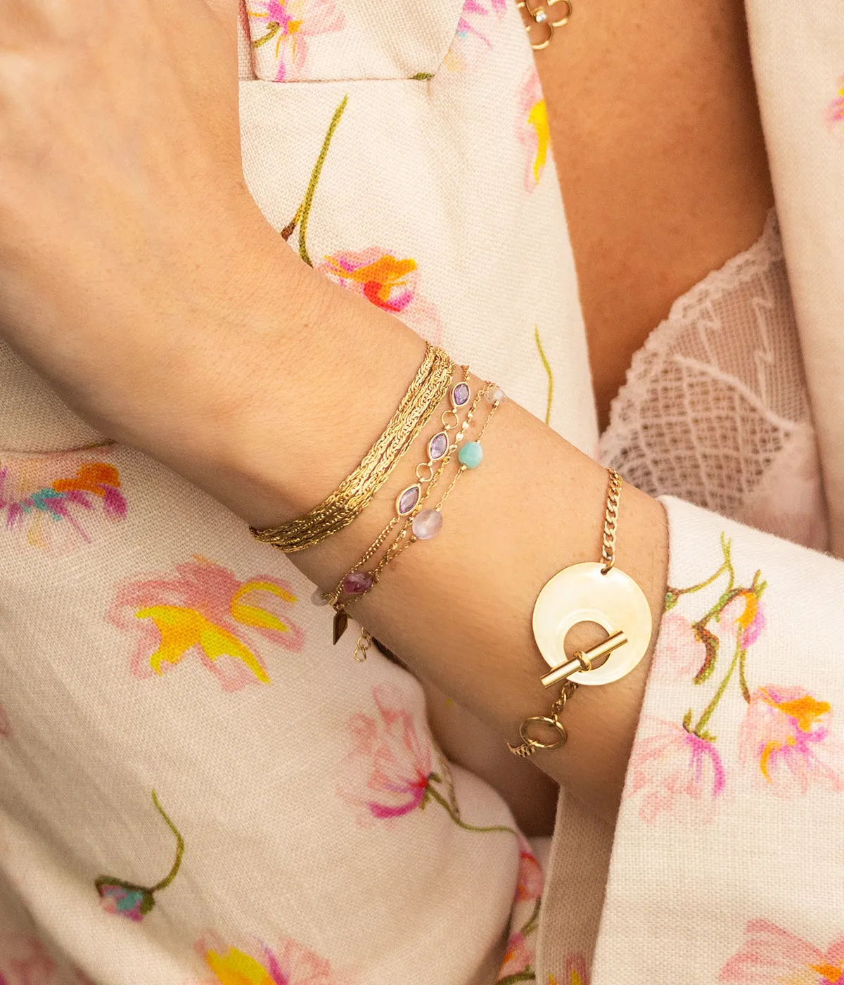 Bracelet Giuseppa (Acier doré)