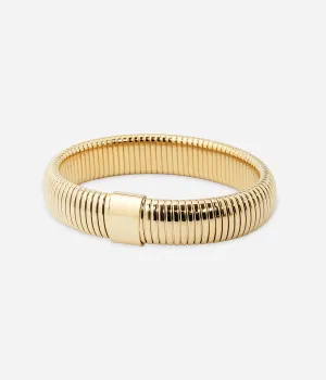 Bracelet Jonc Diane (Acier doré)