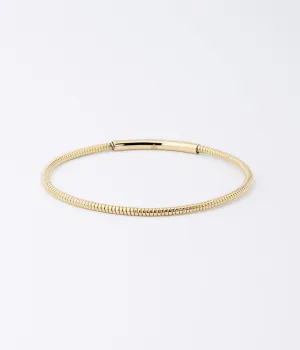 Bracelet Jonc Marion (Acier doré)