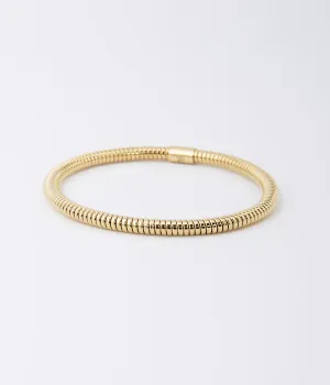 Bracelet Jonc Opale (Acier doré)