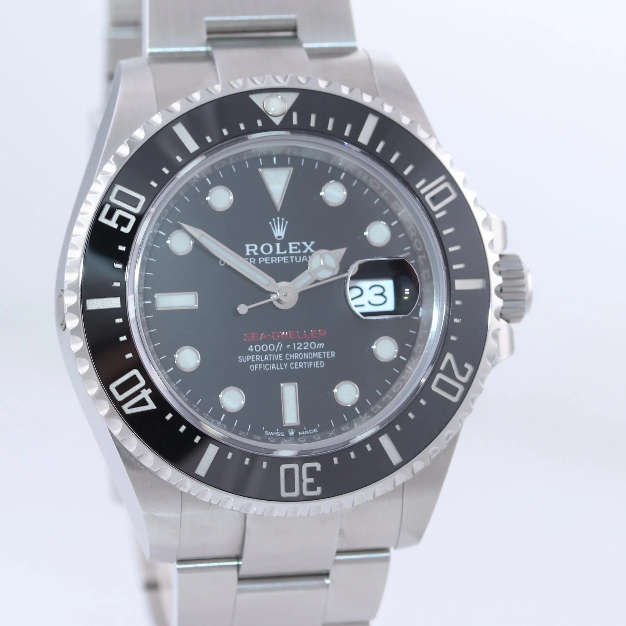 BRAND NEW 2019 PAPERS Mark II Rolex Red Sea-Dweller 43mm 126600 Steel Watch Box