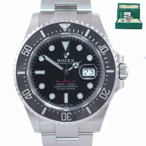 BRAND NEW 2019 PAPERS Mark II Rolex Red Sea-Dweller 43mm 126600 Steel Watch Box