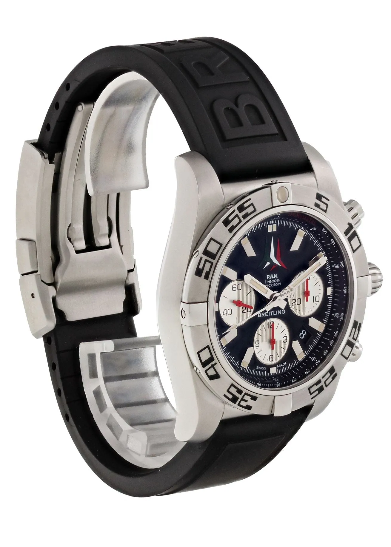Breitling Chronomat AB0110 P.A.N Frecce Tricolore Mens Watch