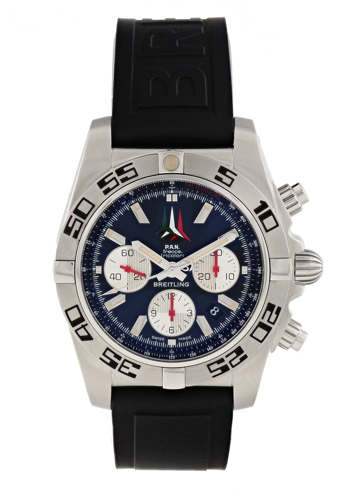 Breitling Chronomat AB0110 P.A.N Frecce Tricolore Mens Watch