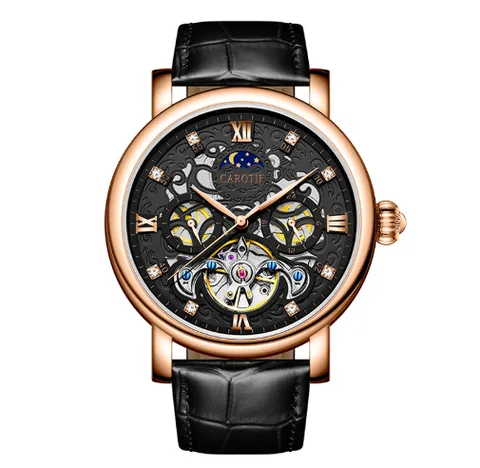 Business Leather Strap, Mechanical Automatic Watch