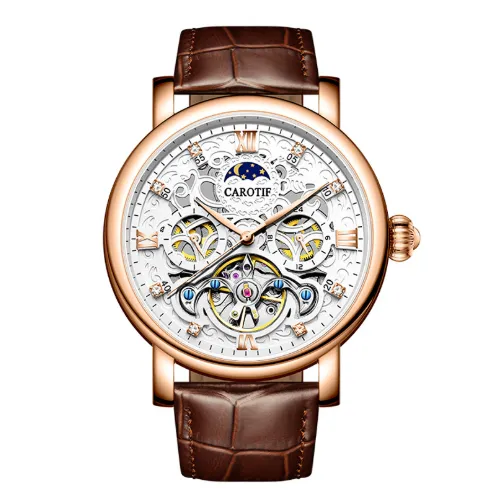 Business Leather Strap, Mechanical Automatic Watch