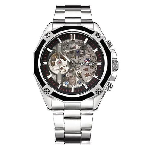 Business Men's Mechanical Automatic Skeleton Watches