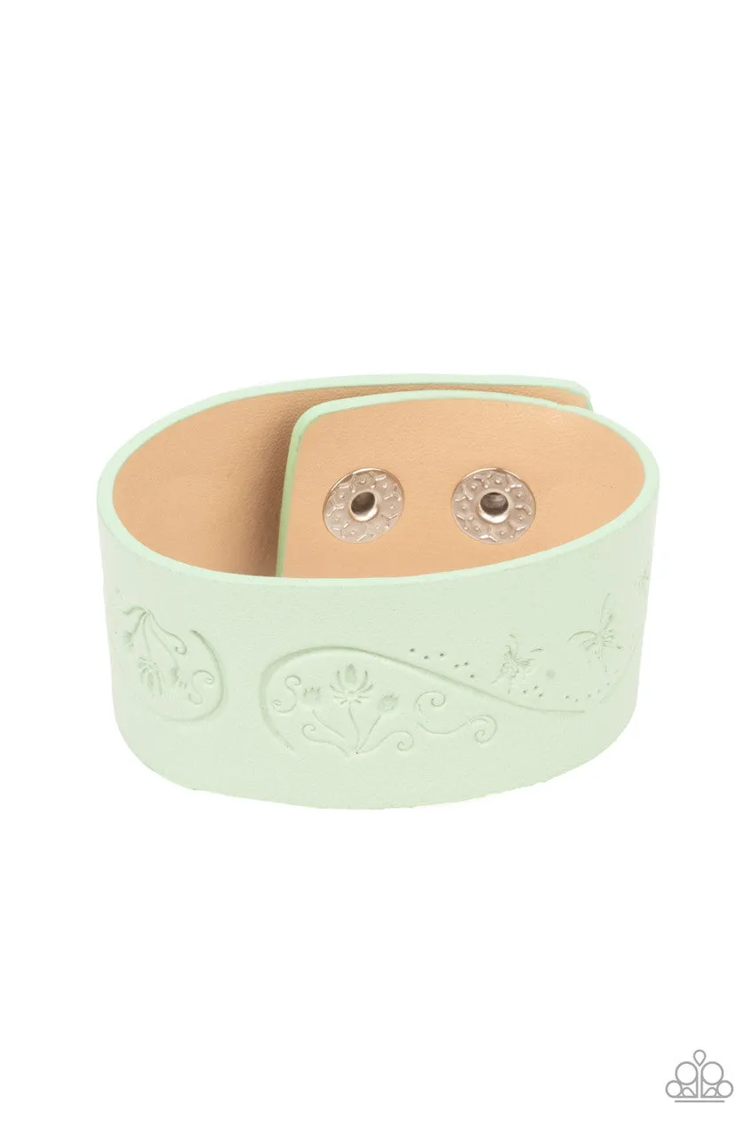 Butterfly Canopy Green Paparazzi Bracelet