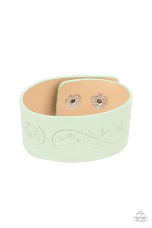 Butterfly Canopy Green Paparazzi Bracelet