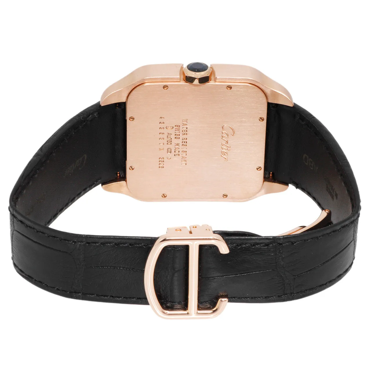 Cartier 18K Rose Gold Santos Dumont Power Reserve W2020067