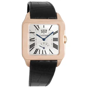 Cartier 18K Rose Gold Santos Dumont Power Reserve W2020067