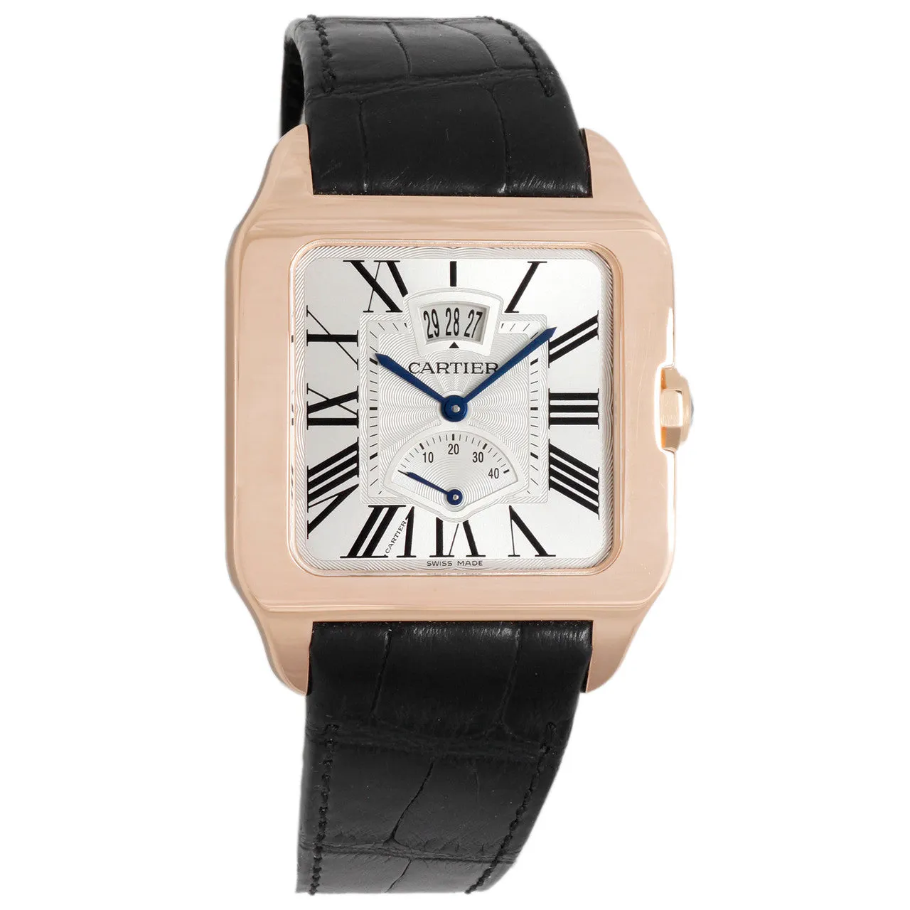 Cartier 18K Rose Gold Santos Dumont Power Reserve W2020067