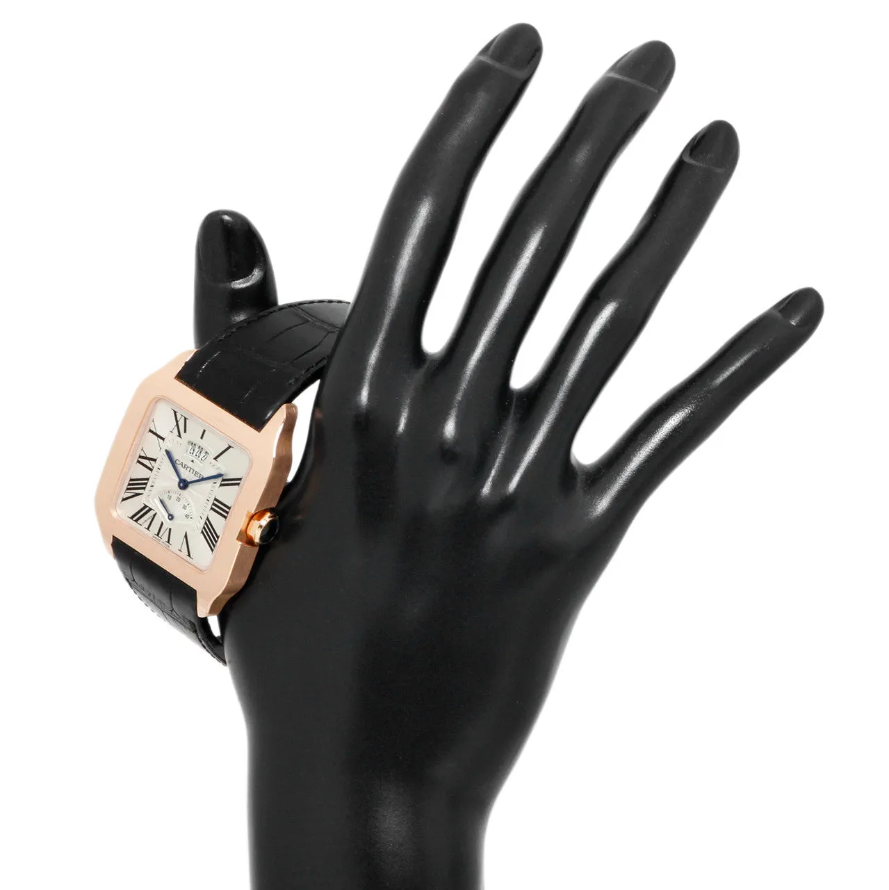 Cartier 18K Rose Gold Santos Dumont Power Reserve W2020067