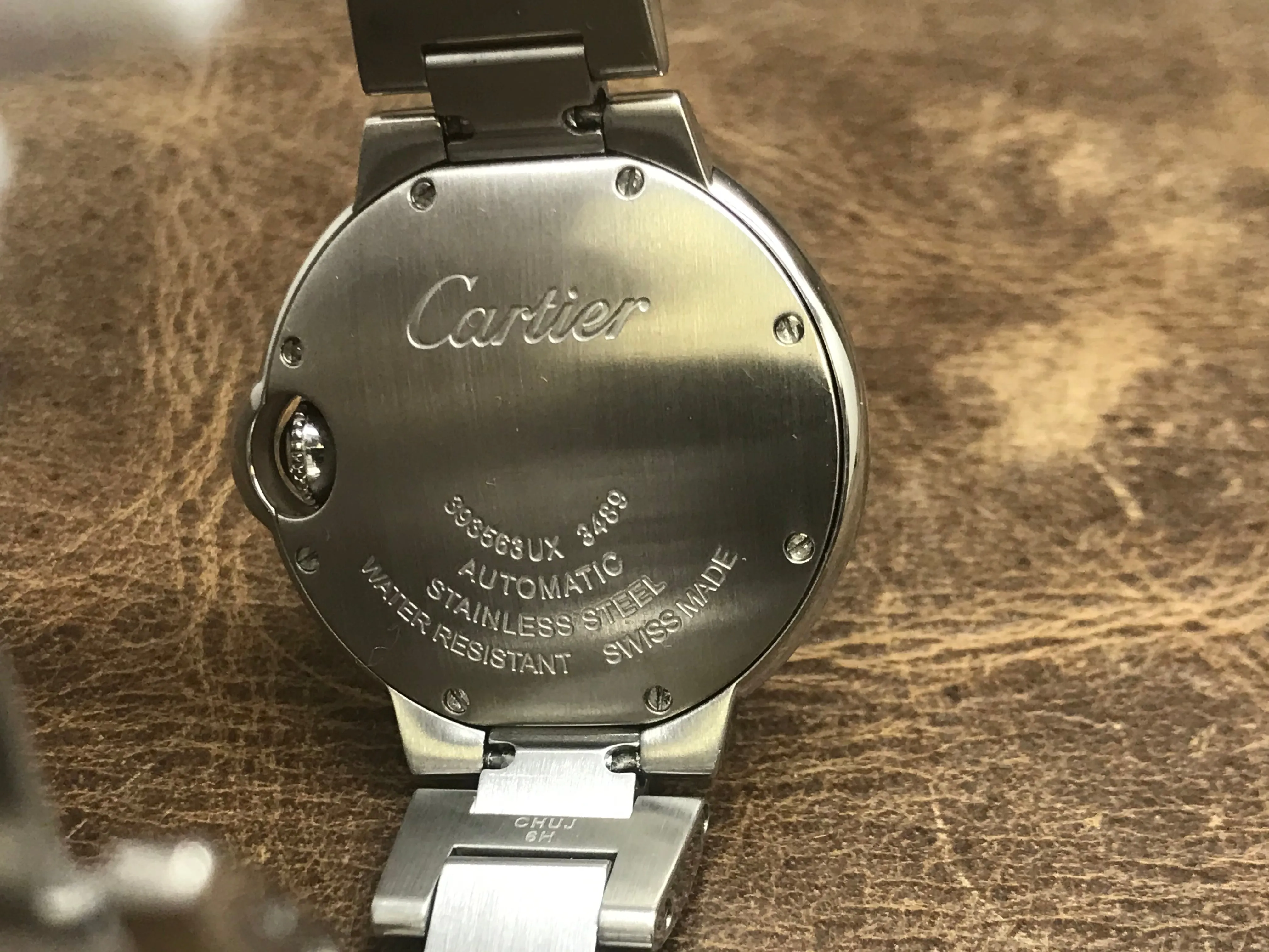 Cartier Ballon Bleu de Cartier 3489 / W6920071 Silver Dial Automatic  Women's Watch
