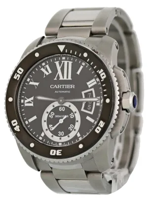 Cartier Calibre De Cartier 3729 / W7100057 Mens Watch Box Papers
