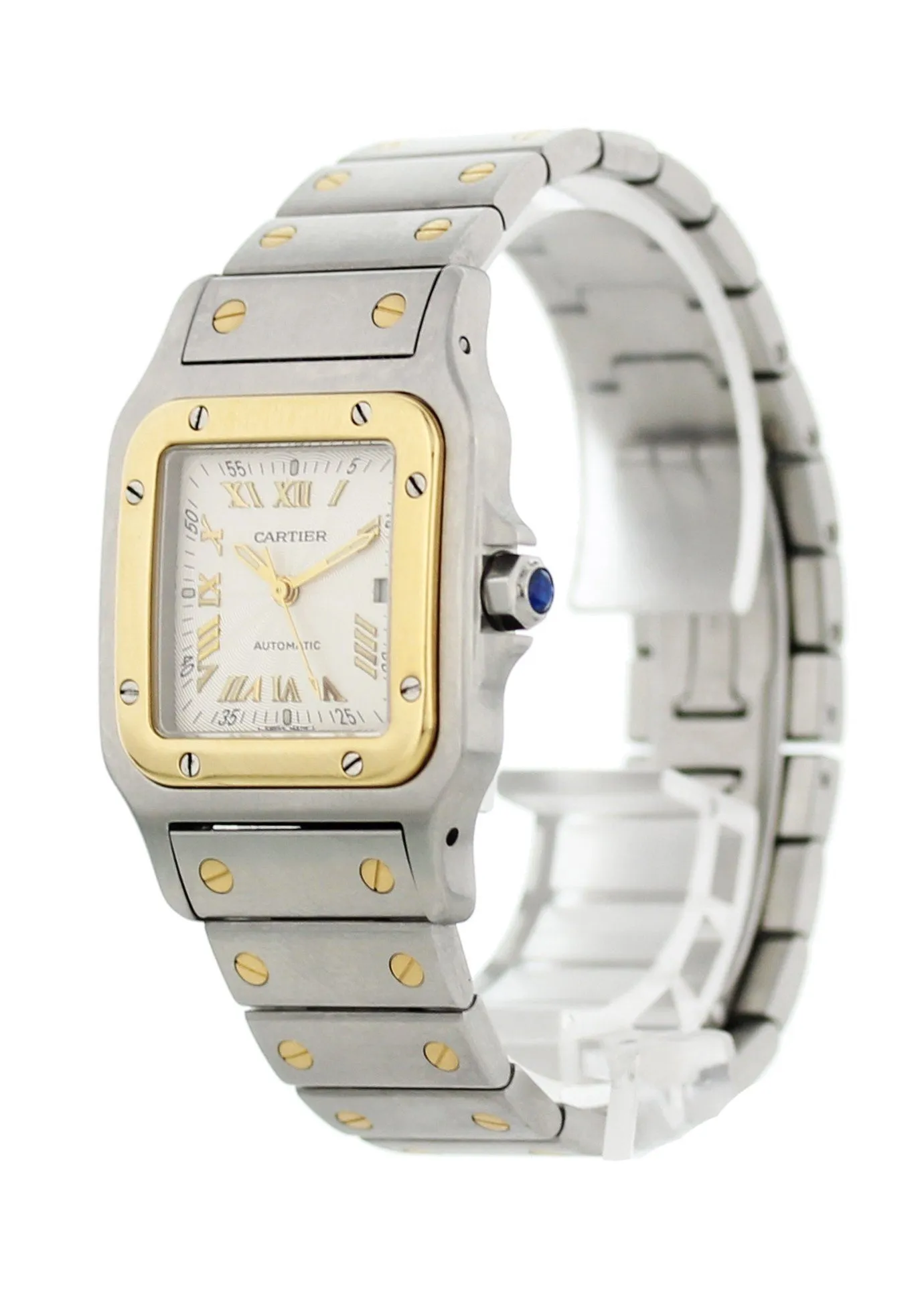 Cartier Santos Galbee W20041C4 Two Tone Ladies Watch