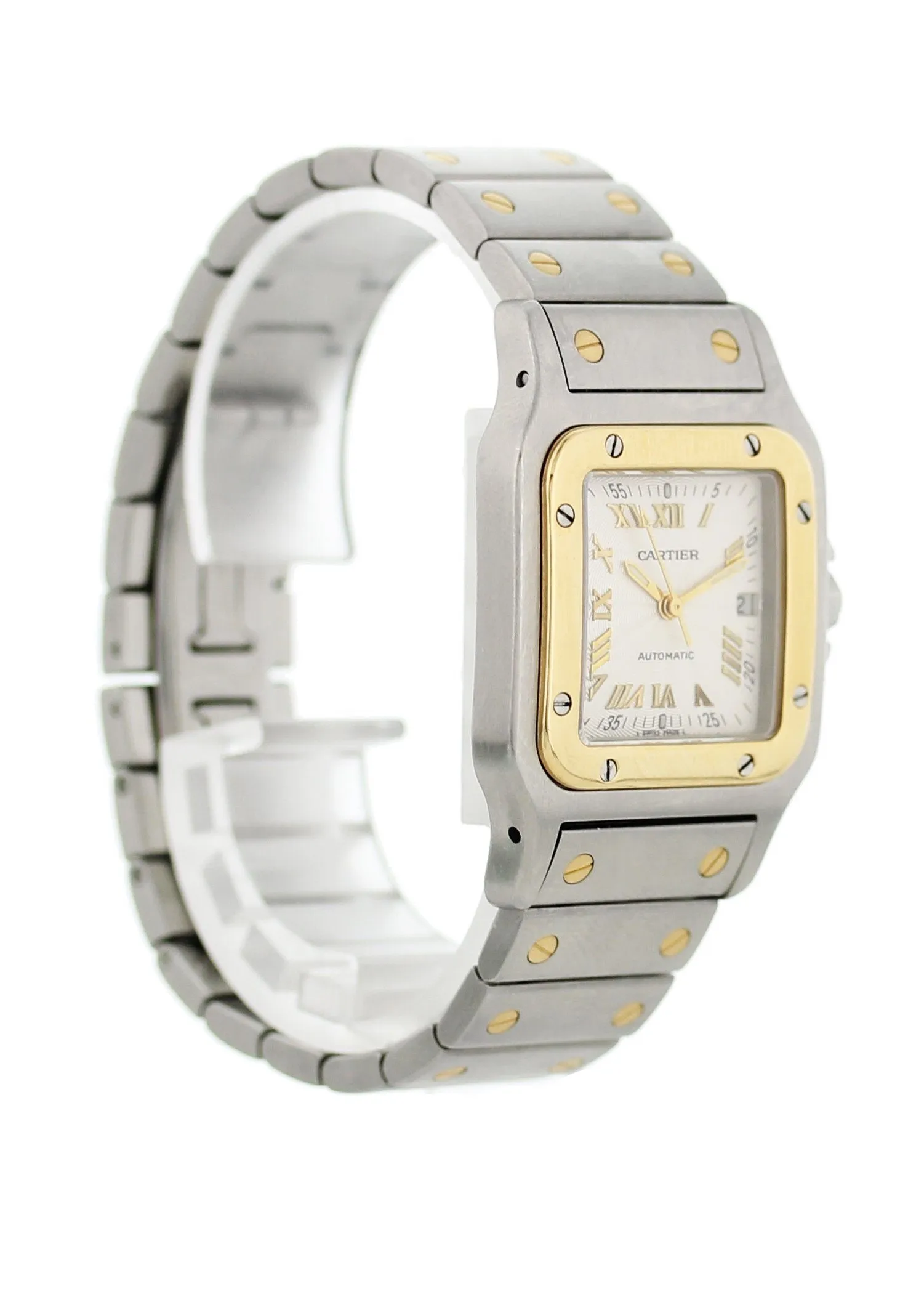Cartier Santos Galbee W20041C4 Two Tone Ladies Watch