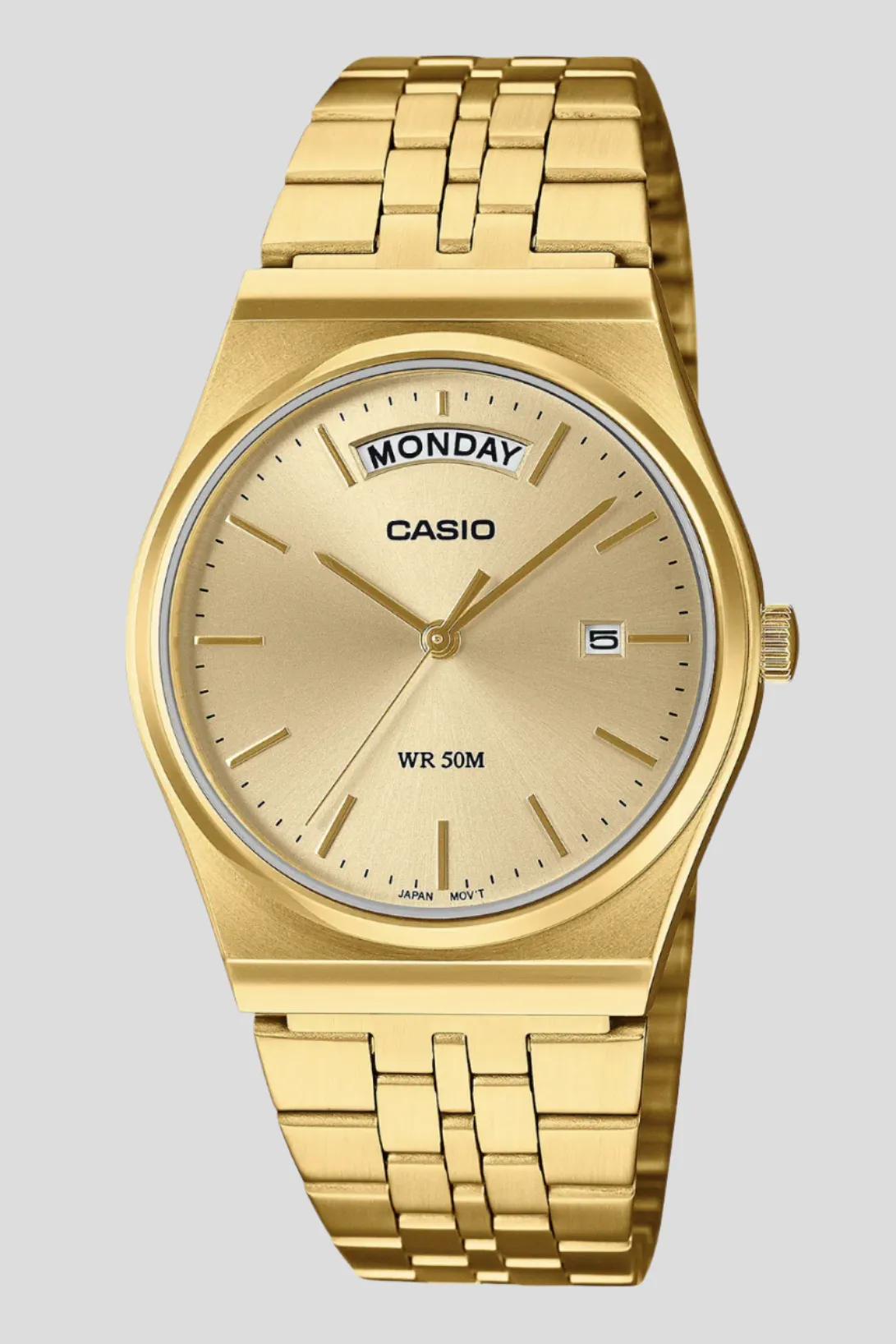CASIO VINTAGE MTPB146G-9A WATCH - GOLD