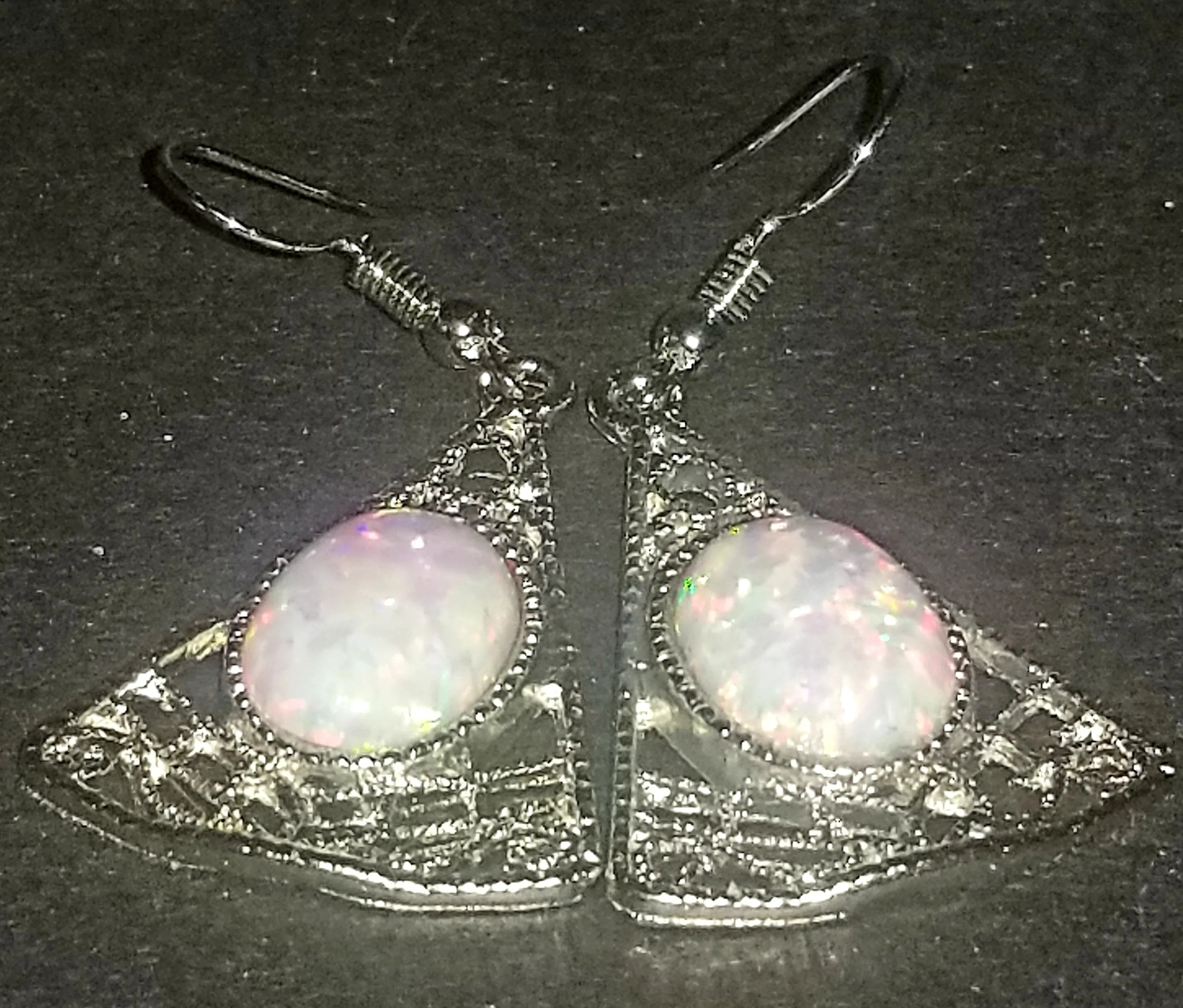 Celtes Style Opal Earrings