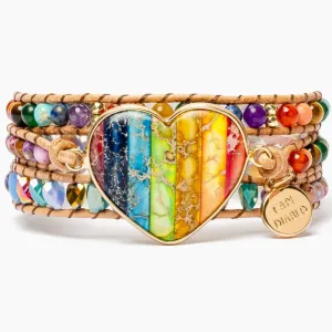 Chakra Love Rainbow Wrap Bracelet