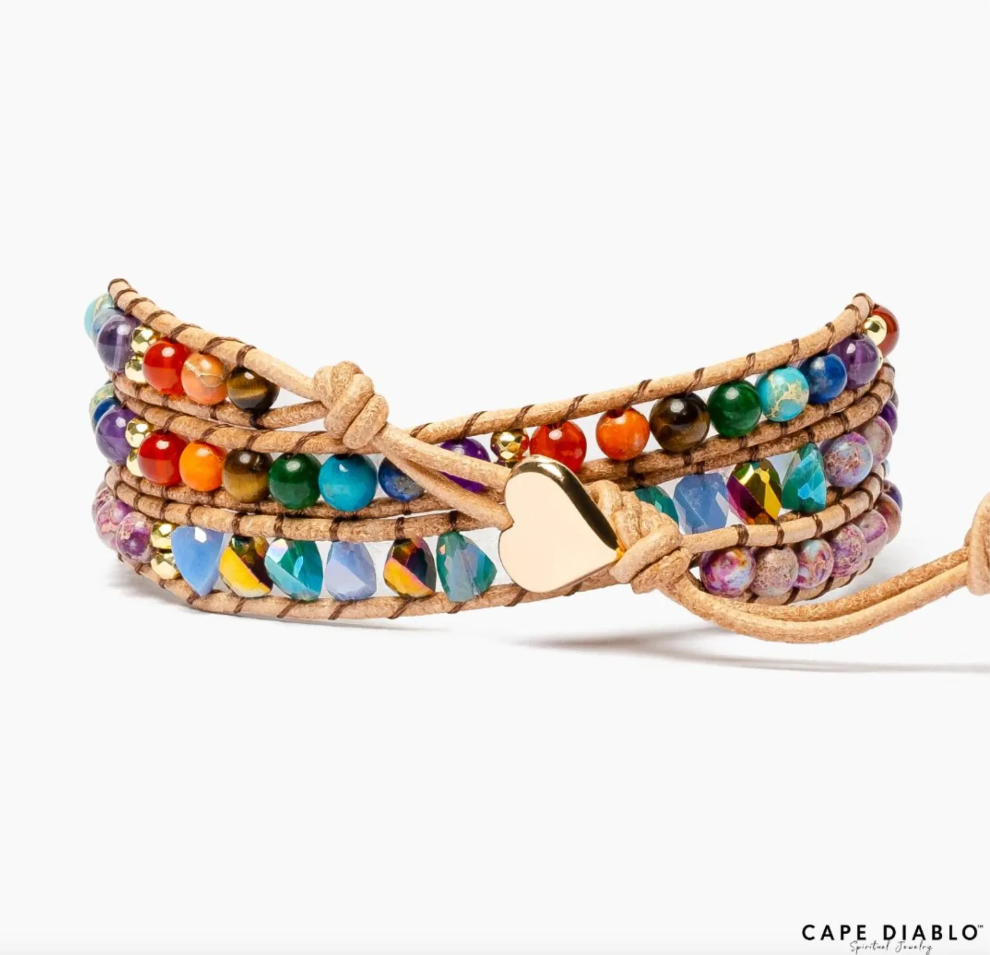 Chakra Love Rainbow Wrap Bracelet