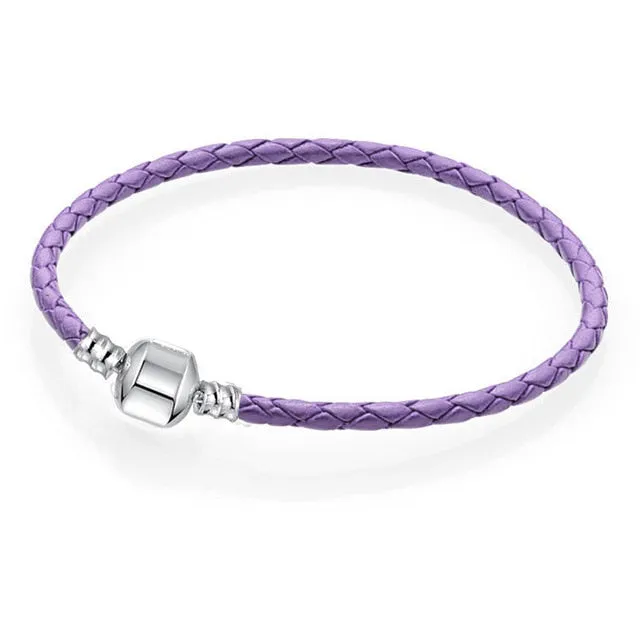 CHIELOYS High Quality Authentic Silver Color Snake Chain Fine Bracelet Fit European Charm Bracelet for Women DIY Jewelry Making