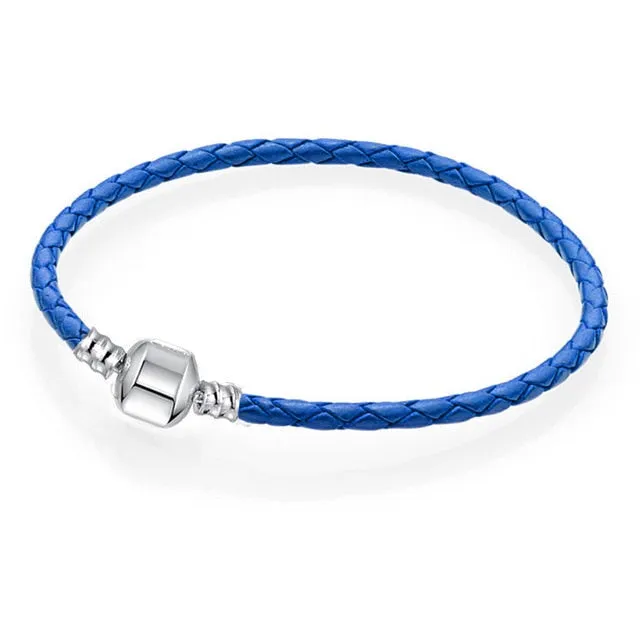 CHIELOYS High Quality Authentic Silver Color Snake Chain Fine Bracelet Fit European Charm Bracelet for Women DIY Jewelry Making
