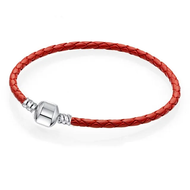 CHIELOYS High Quality Authentic Silver Color Snake Chain Fine Bracelet Fit European Charm Bracelet for Women DIY Jewelry Making