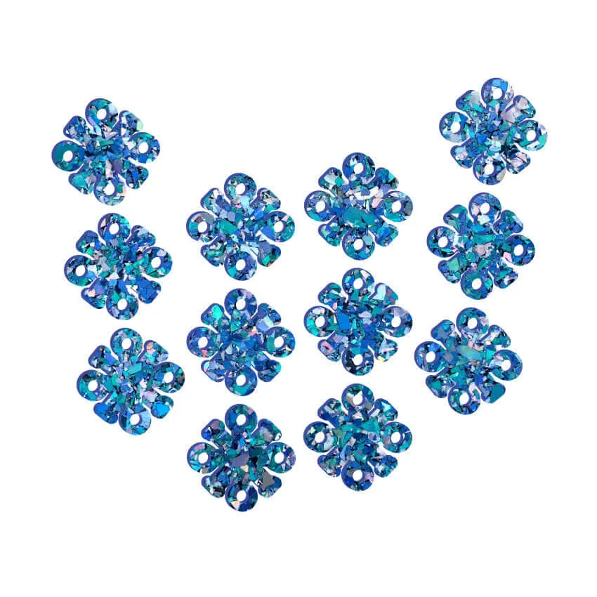 Chonky Snowflake  - 2 pair Set - Single Colour