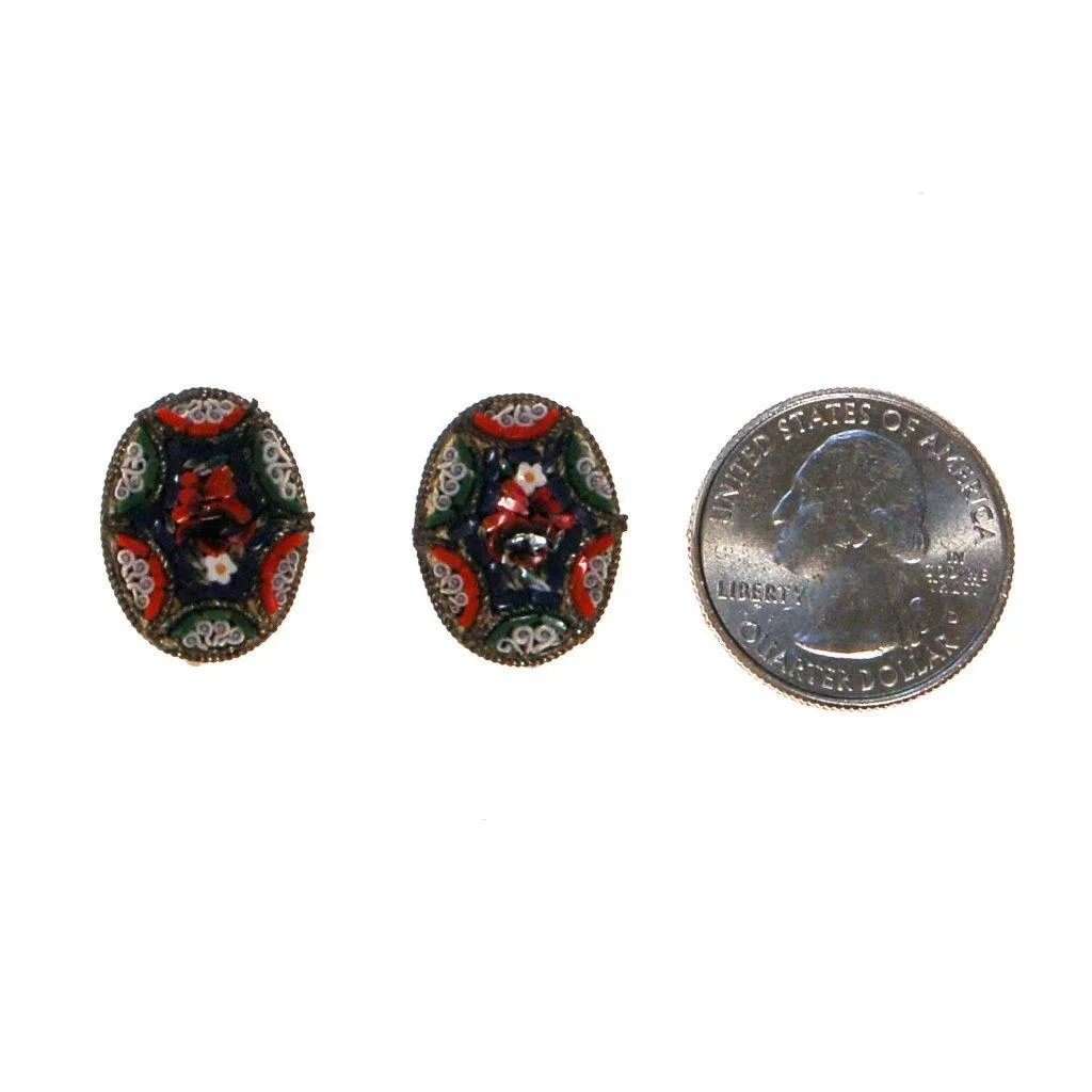 Coloful Mosaic Earrings Made in Italy
