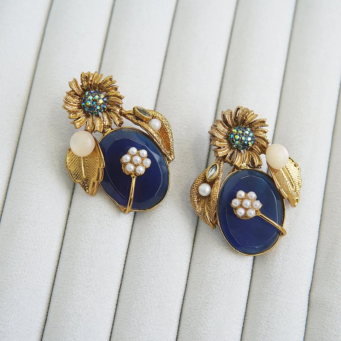 Copper Antique Turkish Earrings