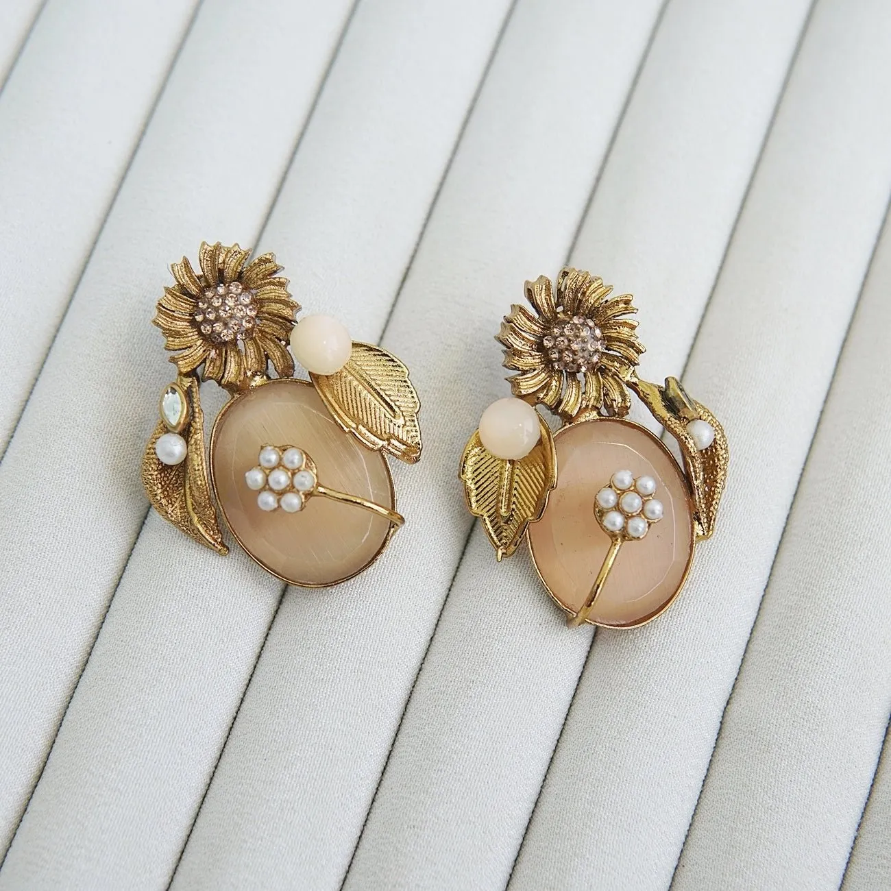 Copper Antique Turkish Earrings
