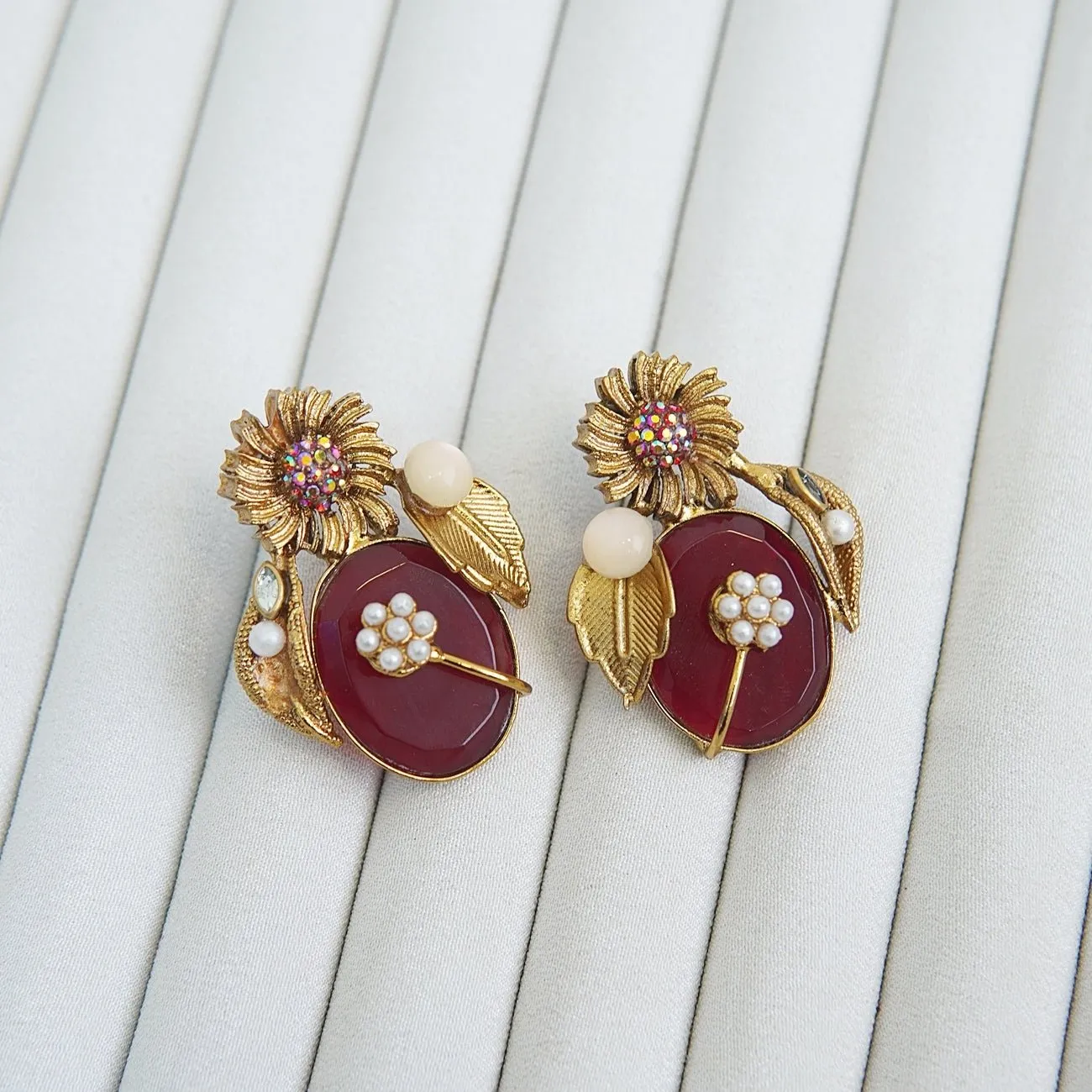 Copper Antique Turkish Earrings