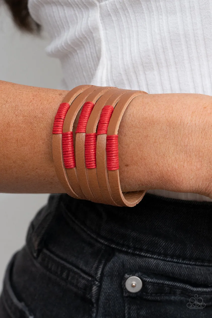 Country Colors Red Paparazzi Bracelet