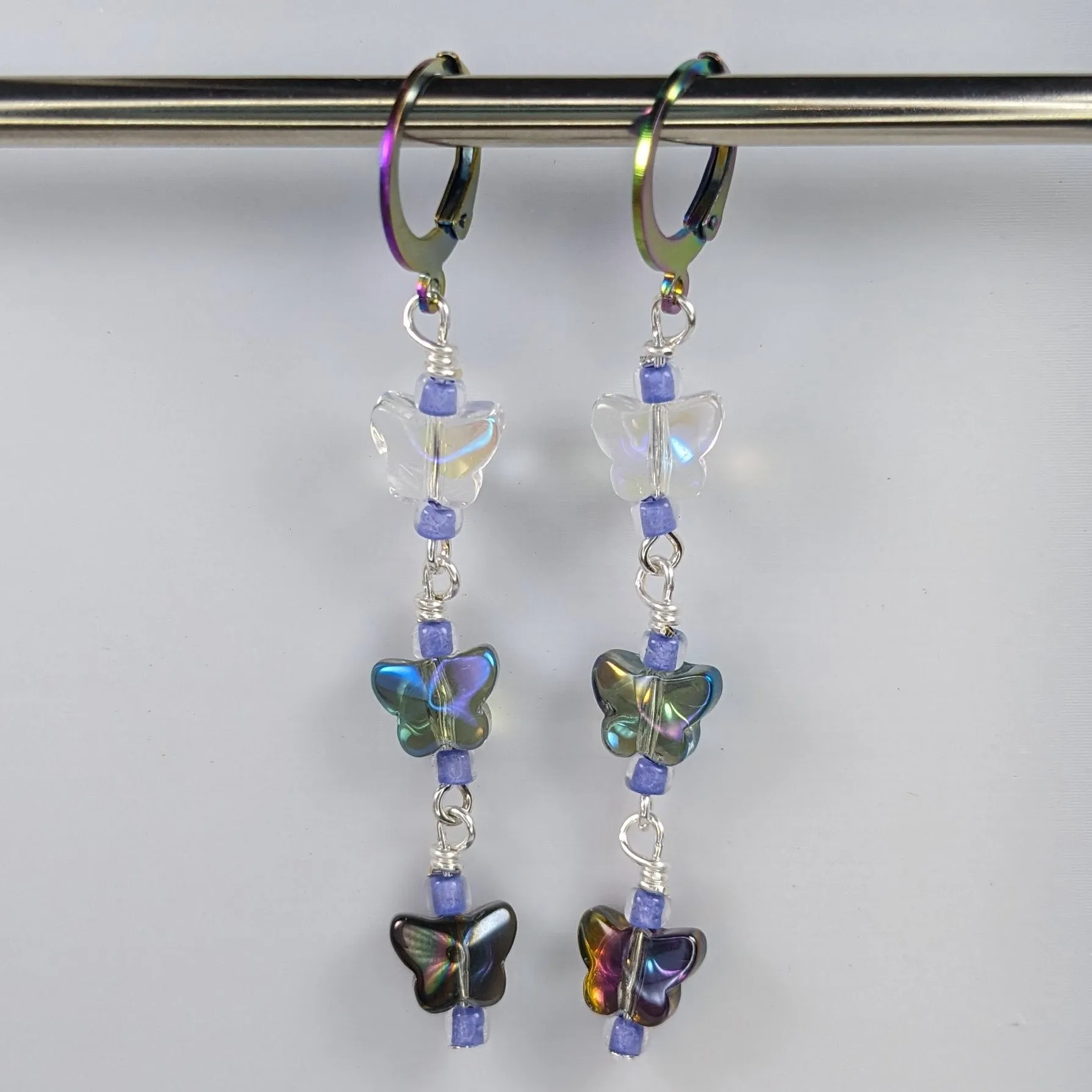 Crystal Butterfly Markers & Earrings