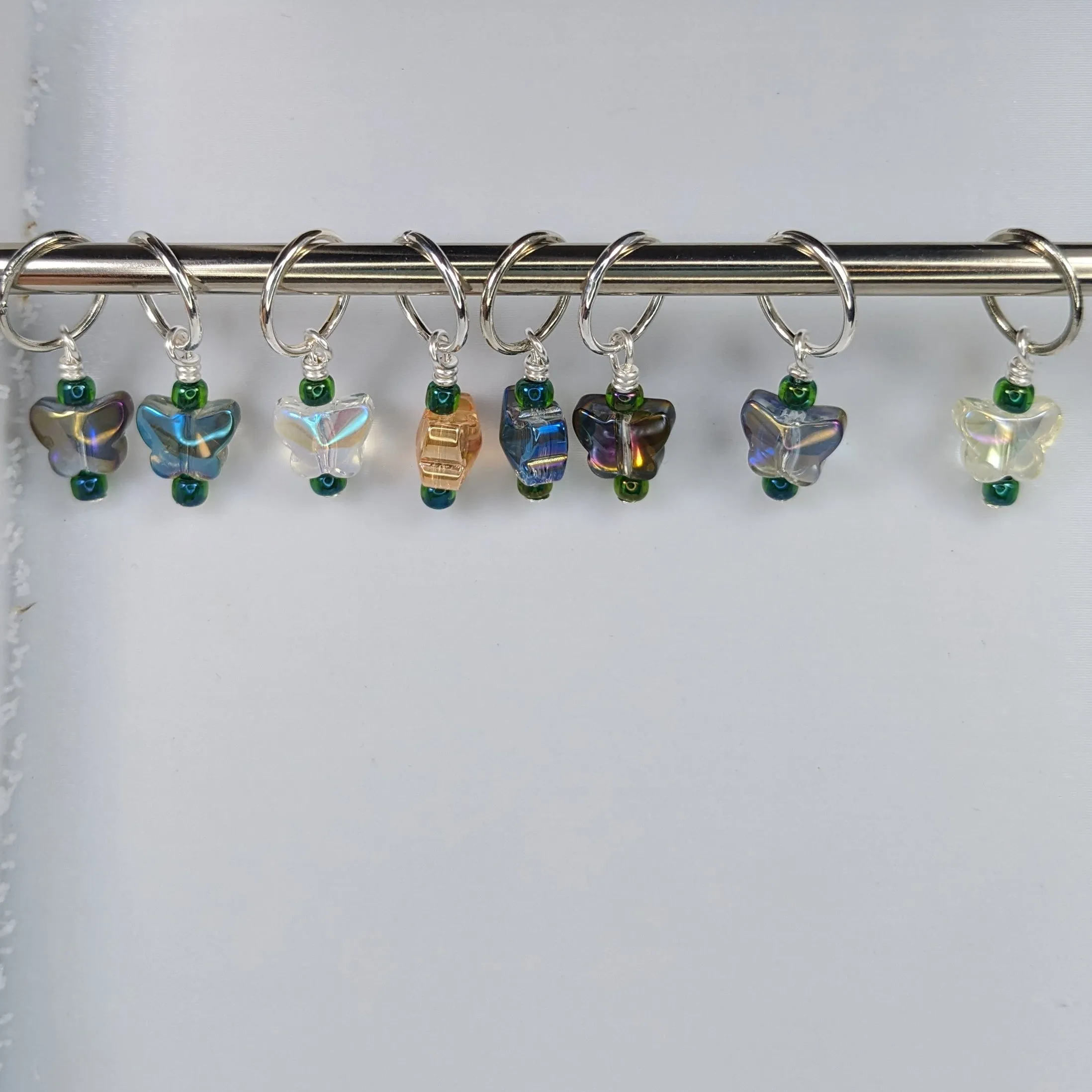 Crystal Butterfly Markers & Earrings