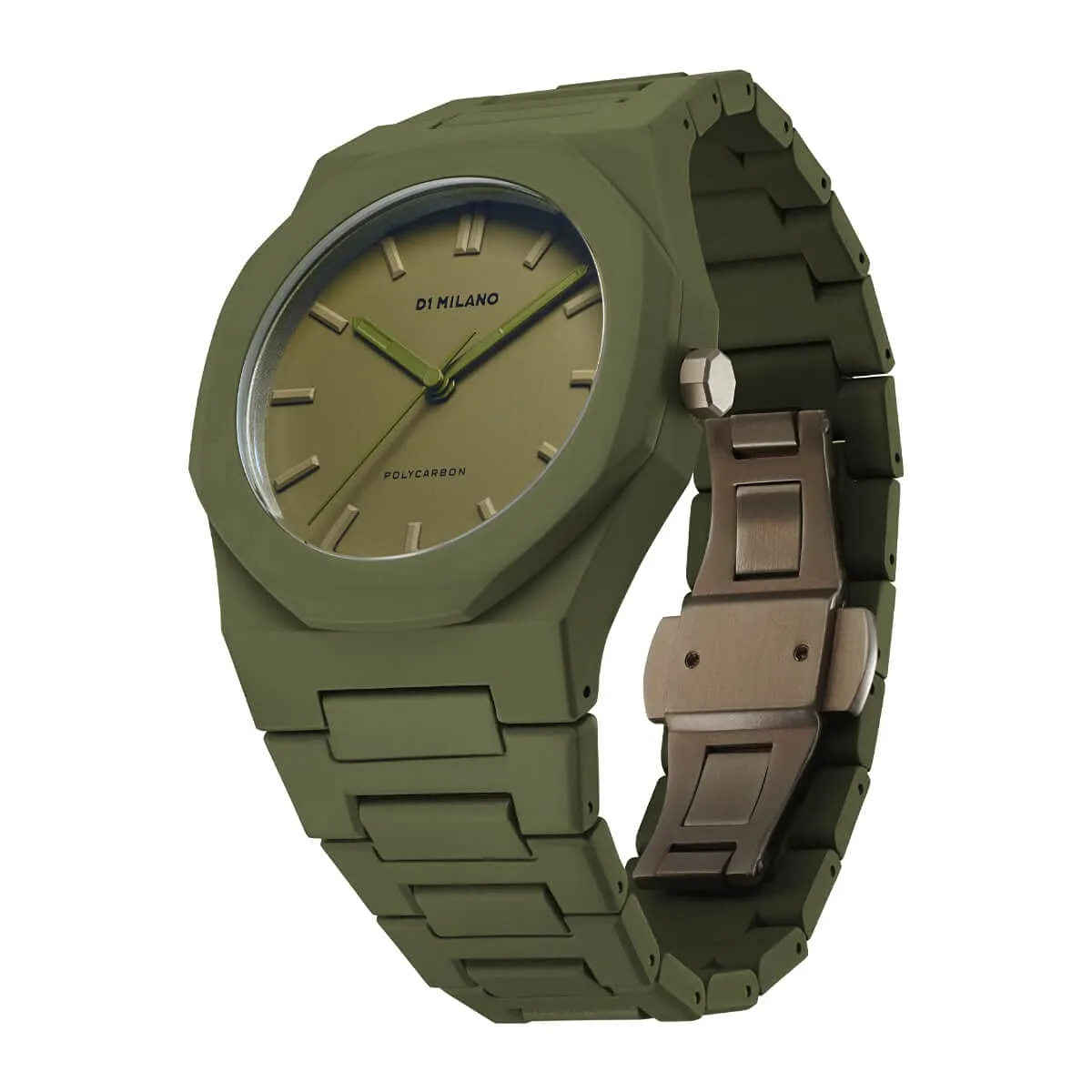 D1 Milano Analog Green Dial Gents Watch-PCBJ22