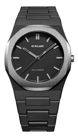 D1 Milano Black Dial Watches For Gents - PCBJ13