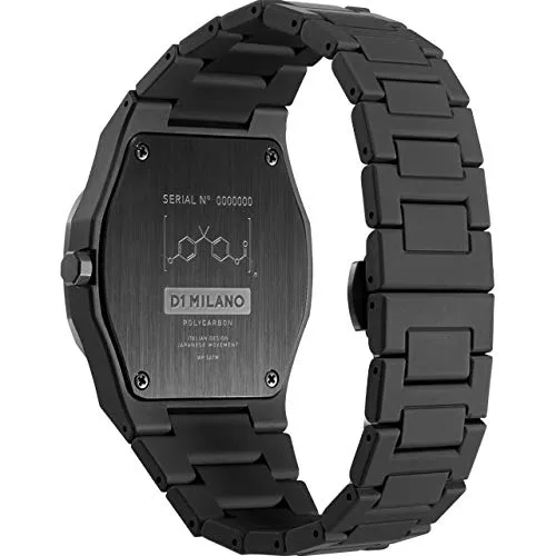 D1 Milano Black Dial Watches For Gents - PCBJ13