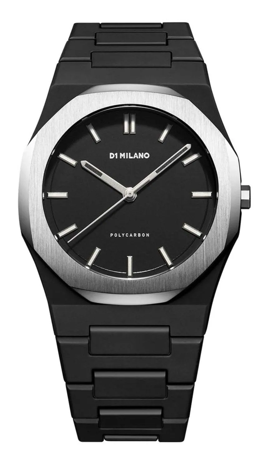 D1 Milano Black Dial Watches For Gents - PCBJ14