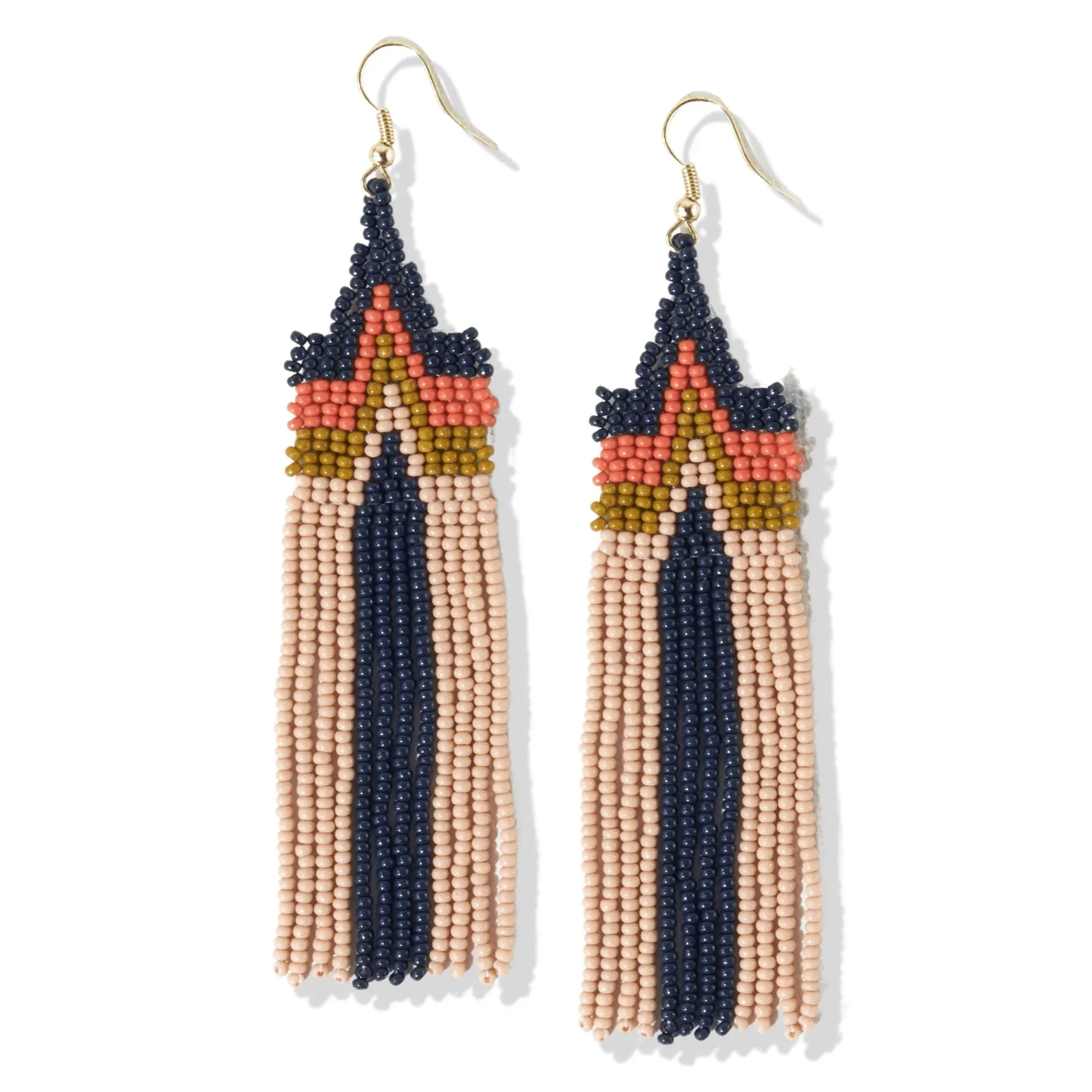 Danielle Peak Fringe Earrings