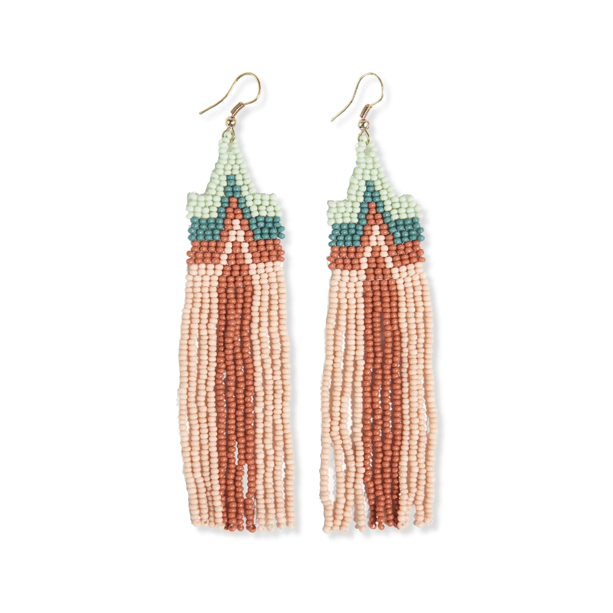 Danielle Peak Fringe Earrings
