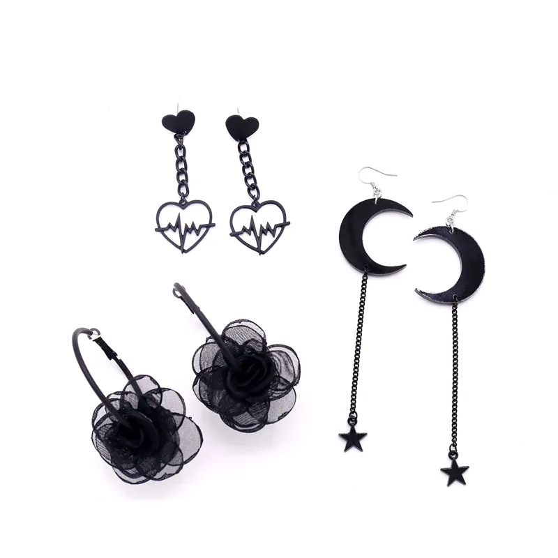 Dark Harajuku Retro Earrings