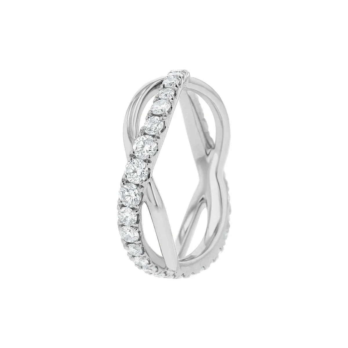 Diamond & Gold Infinity Ring