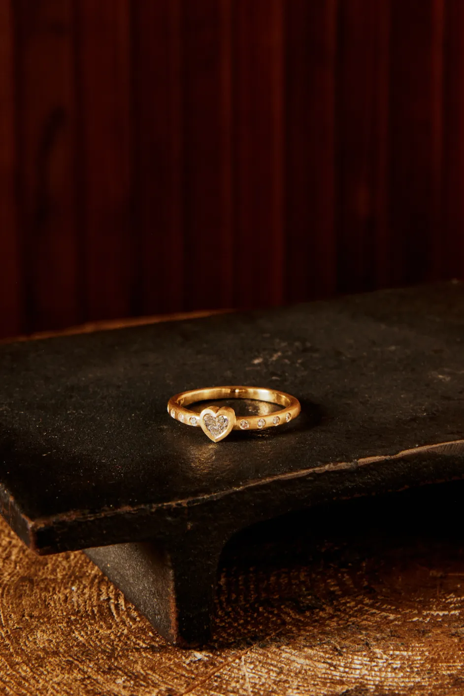Diamond Heart Ring
