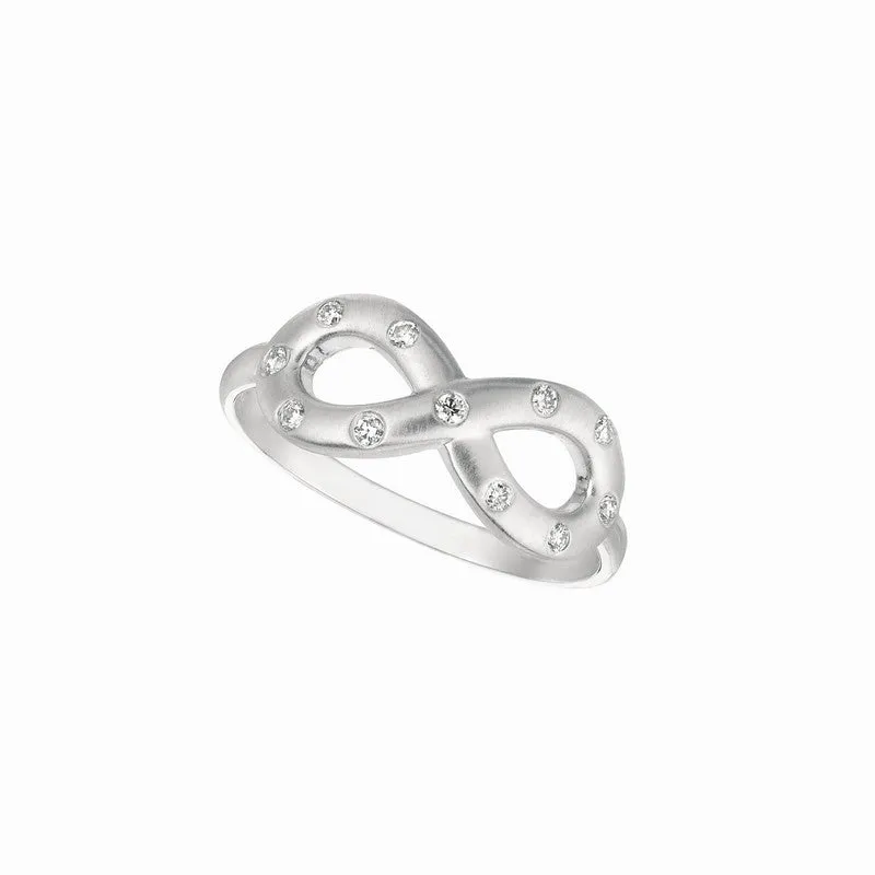 DIAMOND INFINITY RING 14K GOLD (0.11 CTW)