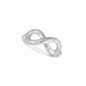 DIAMOND INFINITY RING 14K GOLD (0.11 CTW)